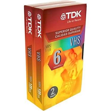 Imagem de TDK Pacote com 2 fitas VHS (ST120XPS2)
