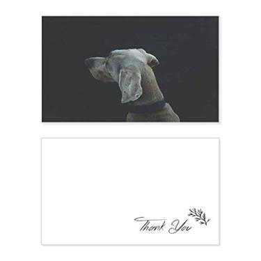 Imagem de Dog Pet Animal Lonely Night cartão de agradecimento aniversário aniversário comemoração casamento agradecimento