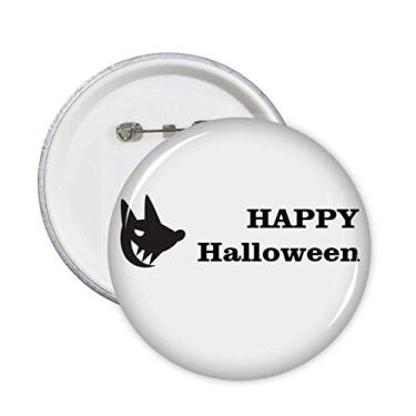 Imagem de Cão Feliz Fantasma Fear Halloween Pinos Emblema Emblema Acessório Decoração 5 peças