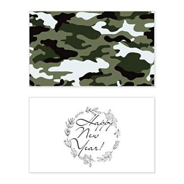 Imagem de Camuflagem Art Grain Ilustration Pattern New Year Festival Greeting Card Bless Message Gift