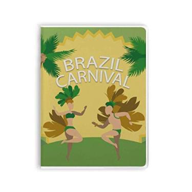 Imagem de Diário de capa macia com slogan do Carnaval do Hula Brazil