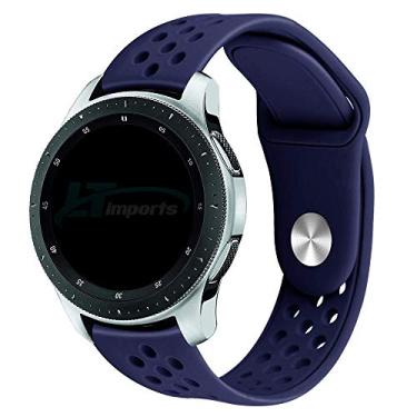 Imagem de Pulseira 22mm Sport Total compatível com Samsung Galaxy Watch 3 45mm - Galaxy Watch 46mm - Gear S3 Frontier - Amazfit GTR 47mm - Amazfit GTR 2 - Amazfit GTR 3 PRO - Marca LTIMPORTS (Azul)