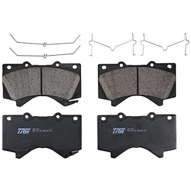 Imagem de TRW Conjunto de pastilhas de freio de disco Pro TRC1303 para Toyota Tundra 2007-2017, frontal e outras aplicações