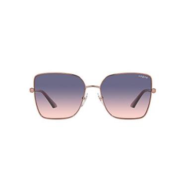 Imagem de Óculos de Sol Vogue Eyewear 0VO4199S 5075I6 Tam 58 / Rosa - Lentes Rosa