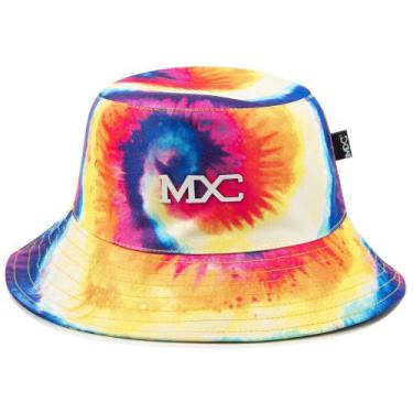 Imagem de Chapéu Bucket Hat Mxc Brasil Estampado Psicodélico Tie Dye
