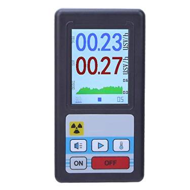 Imagem de Contador digital LCD Geiger portátil detector de radiação nuclear dosímetro testador de raios X beta gama