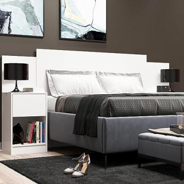 Imagem de Cabeceira de Casal Sublime 2 Gavetas 2 Nichos Cacau