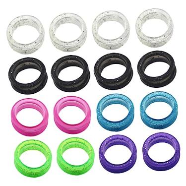 Imagem de POPETPOP 32 Peças Tesoura Anel De Silicone Protetores De Dedo De Borracha Para Animais De Estimação Tosquiadeiras Tesouras Anéis De Dedo Anel De Silicone Sizer Anel D Anel Para Cuidados