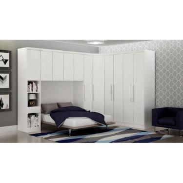 Imagem de Modulado Completo Casal 6 Portas 6 Gavetas - Rizon-Branco - Móveis Novo Horizonte