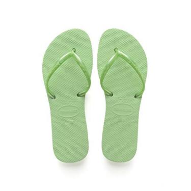 Imagem de Sandalias Havaianas Flat Havaianas Feminino Verde Hydro 41/42