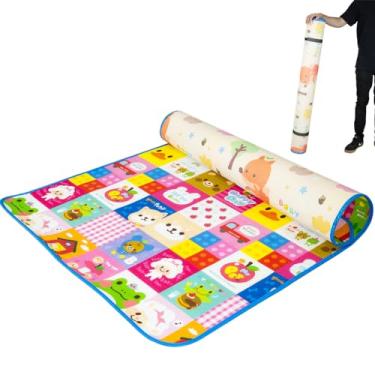 Imagem de Tapete Infantil Grande Educativo Para Bebê Baby Style 120 x 180cm (Rosa)