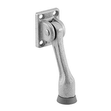 Imagem de Sentry Supply 658-1013 Suporte de porta, 10 cm, ferro fundido, cor de alumínio pintado, borracha cinza, pacote com 1