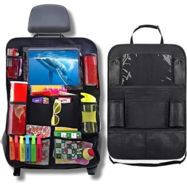 Imagem de Suporte Organizador Porta Objetos Tablets iPad Trecos Carro Veicular Banco Traseiro-Vende Mais