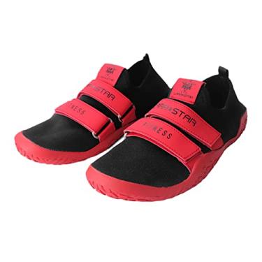 Imagem de Tênis Deadlift Cross-Trainer|Sapatos descalços e minimalistas|Sapatos fitness, Preto e vermelho, 45