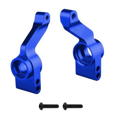 Imagem de Hobbypark Aluminum Rear Stub Axle Carriers Replacement of 1952 for 1/10 Traxxas Slash 4X4 / Stampede 4x4 / Rustler 4X4 (Dark Blue)