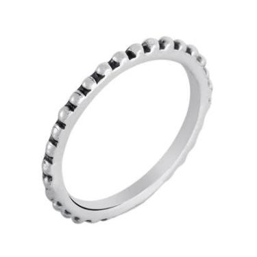 Imagem de Anel de Prata Bolinhas Slim Life-Unissex