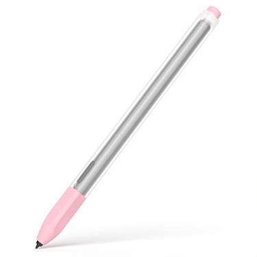 Imagem de Joosko Compatível com Samsung Galaxy Tab S7 FE/S7/S7 Plus/S8/S8 Plus/S8 Ultra Pencil Case S Pencil, Capa de Silicone Translúcido Antiderrapante