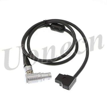 Imagem de Uonecn Cabo de alimentação fêmea de 8 pinos de ângulo reto Dtap Plug para câmera ARRI Alexa Mini