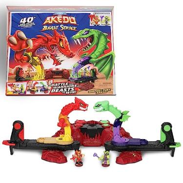 Imagem de Legends of Akedo Beast Strike Serpent Fury Arena. Battle Your Warriors and Your Beasts to Win! with 40+ Real Sound Effects and Lights and 2 Exclusive Warriors.