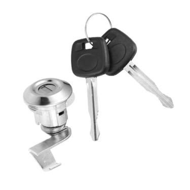 Imagem de RAGBUSCLE Trava de gás de porta de tampa de combustível com chaves, 1991-1995 compatível com Toyota 4Runner, 1 peça 69058-35180