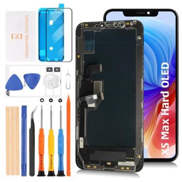 Imagem de Olivechard Tela LCD de substituição rígida OLED XS Max para iPhone Xs Max de 6,5 polegadas [OLED rígido, NÃO LCD] Montagem de tela digitalizador sensível ao toque A2215 A2160 A2217 com ferramentas de