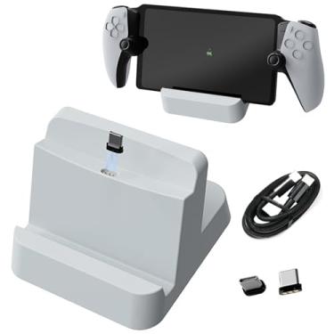 Imagem de Buziba Carregador para PS5 - Base de Carregamento Rápido e Portátil com Porta USB-C para Console de Jogos PlayStation Portal