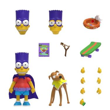 Imagem de Ultimates The Simpsons Bartman – Boneco dos Simpsons de 18 cm com acessórios, colecionáveis clássicos de programas de TV e brinquedos retrô