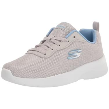 Imagem de Skechers Sport Women's Power Plunge Tênis Sapatilha, Gybl=cinzaazul, 8