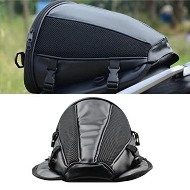 Imagem de Bolsa Para Motocicleta De Grande Capacidade, Anti-derrapante, Pu, à Prova D'água, Leve, Bolsa Traseira Para Moto, Fácil De Instalar, Acessório Para Motocicleta