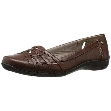 Imagem de LifeStride Sapatilha feminina de balé Diverse, Bronzeado escuro, 12