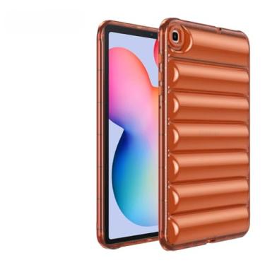 Imagem de Capa para tablet Samsung Galaxy Tab S6 Lite 2024 P610 P615 S9 Plus X810 FE Plus X610 A9 Plus X210 X110 S8 S7 colorida (laranja, para Tab S6 Lite 2024)