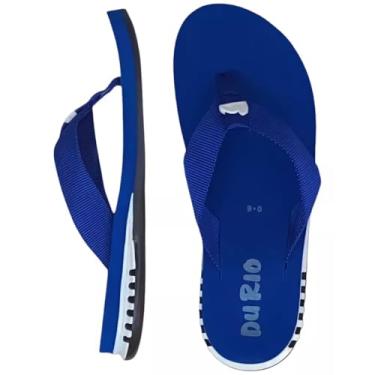 Imagem de Chinelo DuRio Air Color Conforto Para Esporão e Fascite Plantar (Azul, BR, Adulto, Numérico, 46)