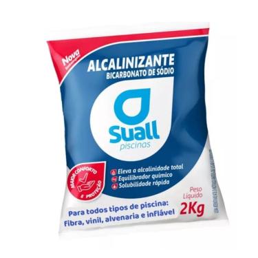 Imagem de Alcalinizante Elevador de Alcalinidade Para Piscina 2kg Suall