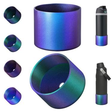 Imagem de UBEEKOO 2 peças de bota de silicone para garrafa de água de aço inoxidável Owala 680 g FreeSip, Twist and Flip, capa de manga para Stanley IceFlow 680 g, proteção inferior antiderrapante para