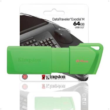 Imagem de Pendrive kingston exodia dtxm 64gb, Verde 64gb