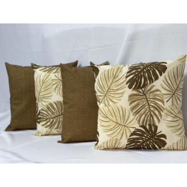 Imagem de Kit 6 Capas Almofadas Lindas Decorativas Sala Sofá C/ Ziper - JH Enxov