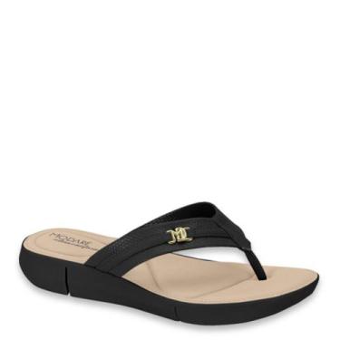 Imagem de Tamanco Feminino Modare Casual  Ortopédico Conforto 7199.104, Preto na
