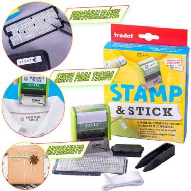 Imagem de Carimbo DIY Personalizável Roupa Infantil Tecido Personalizado Sacola 