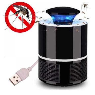 Imagem de Armadilha Mata Mosquito Usb Pernilongo Led Violeta SemCheiro - Top Hou