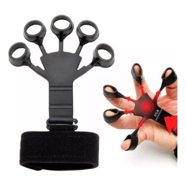 Imagem de Exercitador De Dedos Flexor Force De Dedos Hand Grip Punho - VTR, Pret