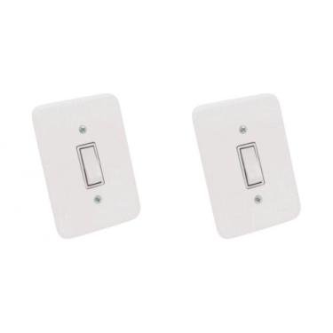 Imagem de Kit C/2 - Conjunto Radial Pollar 1901005 1 Interruptor Pa...