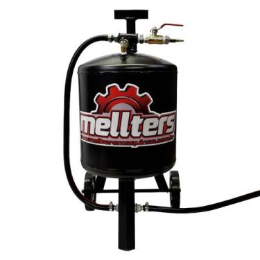 Imagem de Máquina De Jato De Areia Para 50Kg Com Rodas - Mellters Máquinas