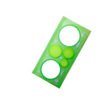 Imagem de Kit 5 Réguas Mágica Geométrica Espirógrafo Verde - Centercoisas, Verde