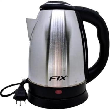 Imagem de Jarra Chaleira Elétrica Inox 1,8 Litros 220V, Aquece Água Rápido para Chá, Café e Chimarrão