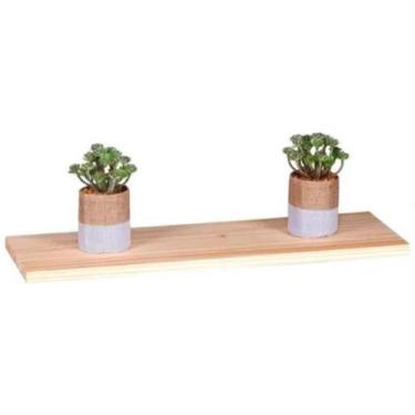Imagem de Prateleira 50X15 Suporte Invisível Madeira Maciça Prancha - Loja Do Pi