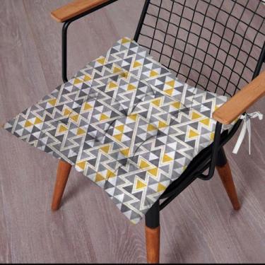 Imagem de Almofada Para Cadeira Futton Wendy 40x40cm Triangulos - FASTLAR