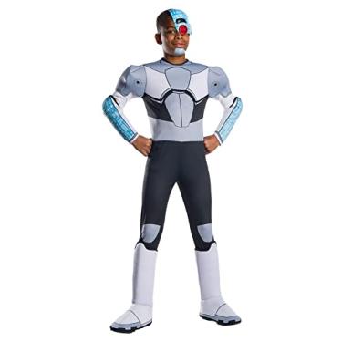 Imagem de Rubie's Costume Co - Teen Titan Go Movie Boys Deluxe Cyborg Costume