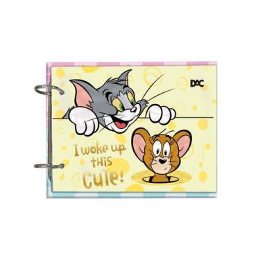 Imagem de Mini Caderno Argolado Fichas Reposicionáveis - Tom & Jerry - Dac - Soc