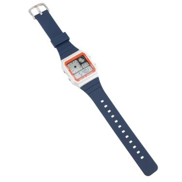 Imagem de Relógio Esportivo LED Digital Resistente à água Com Data Eletrônica Função Temporizador Homens Mulheres Caixa Branca Pulseira Azul Design Clássico Passeios de Verão Festas Noturnas