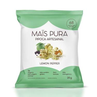 Imagem de Pipoca Artesanal Sabor Lemon Pepper Mais Pura 20g